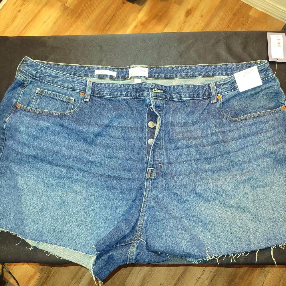 Size 30 Plus size curvy Women's Blue Shorts